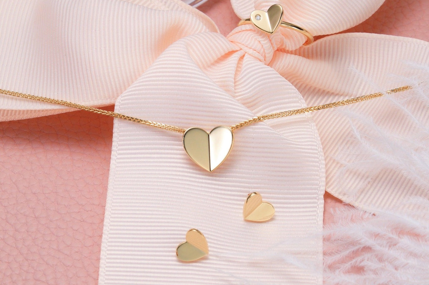 18K Gold Heart Necklace
