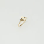 18K Gold Heart Ring
