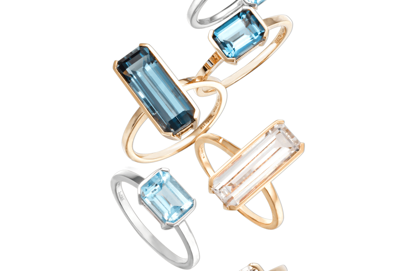 14K Gold Topaz Ring