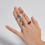 14K Gold Topaz Ring