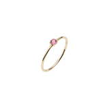 14K Gold Stackable Tourmaline Rings