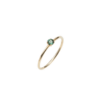 14K Gold Stackable Tourmaline Rings